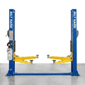2-Post Car Lift Built for Heavy-Duty Vehicle Maintenance, 12,000 Lbs Capacity, 220V 4HP Motor, Single-Point Lock