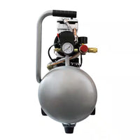 Ultra Quiet and Oil-Free 1.0 HP 8.0 Gal. 120 PSI Electric Aluminum Tank Air Compressor