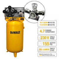 80 Gal. Vertical Stationary Electric Air Compressor
